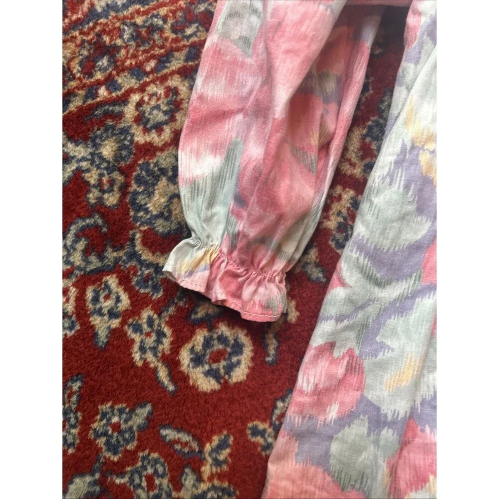 Vintage Baby Girl 24 Months Dress Pastel Lace Maggie Mackall USA Made